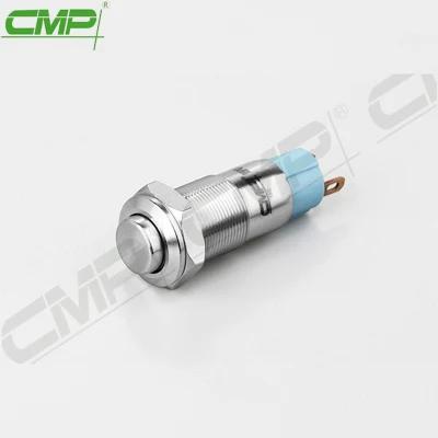 CMP Métal Mini 1no Spst Bouton Poussoir 10mm Commutateur