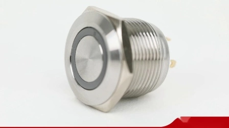 Qn25-A1 25mm anneau lumineux en acier inoxydable métal interrupteurs électriques interrupteur à bouton-poussoir pour centrale électrique portable